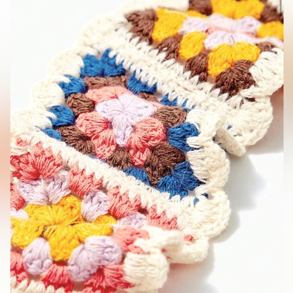 ‼️ SALE ‼️ Beautiful Multi Color Crochet Knit Headband or Sash - Picture 3 of 5